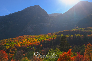 Mount Timpanogos, Utah Fall Colors, Sun Glow