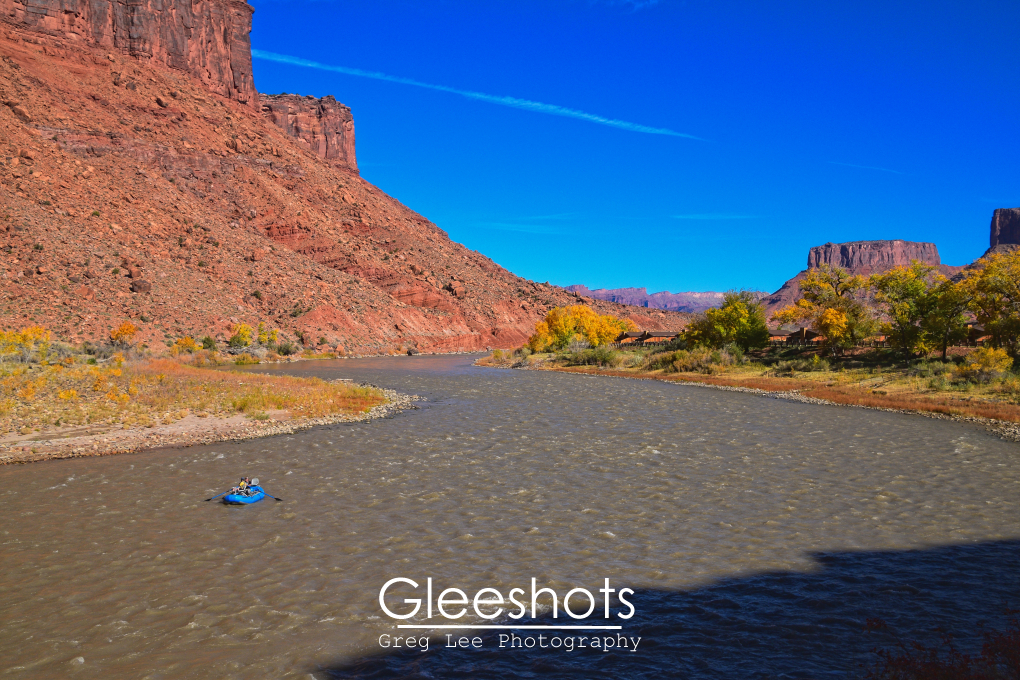 Colorado River Moab, Rafting, Fall Colors, Utah